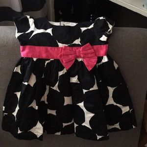 Black and white carters dress
